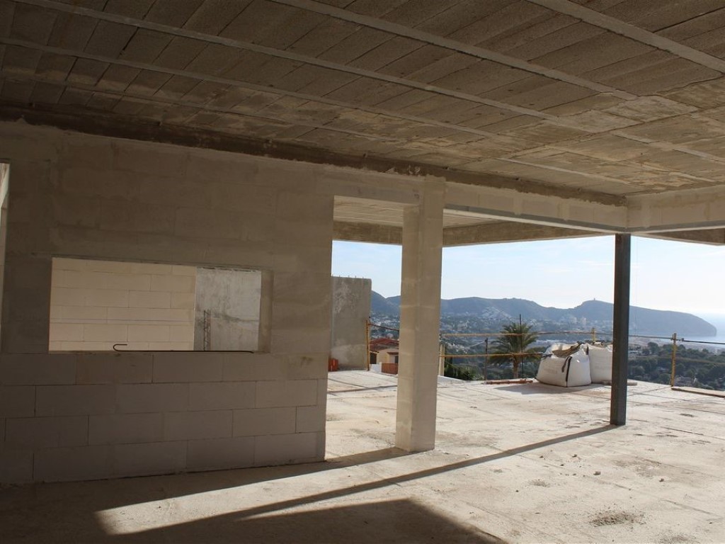 This beautiful modern villa is currently under construction and offers breathtaking
