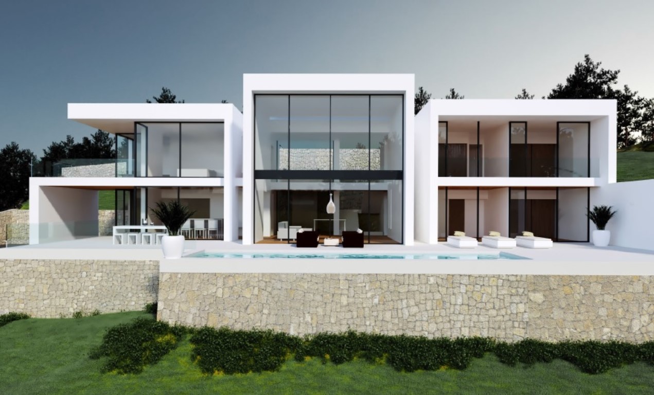 This very spacious  modernvilla is spread over 3 floors. In the general living area