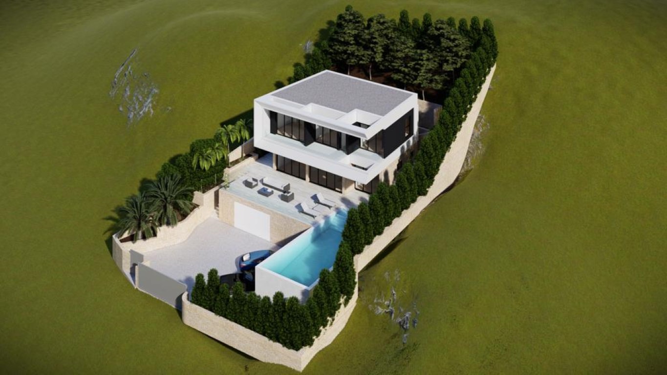 Esta hermosa villa moderna de nueva construcción estará lista a finales de 20123.