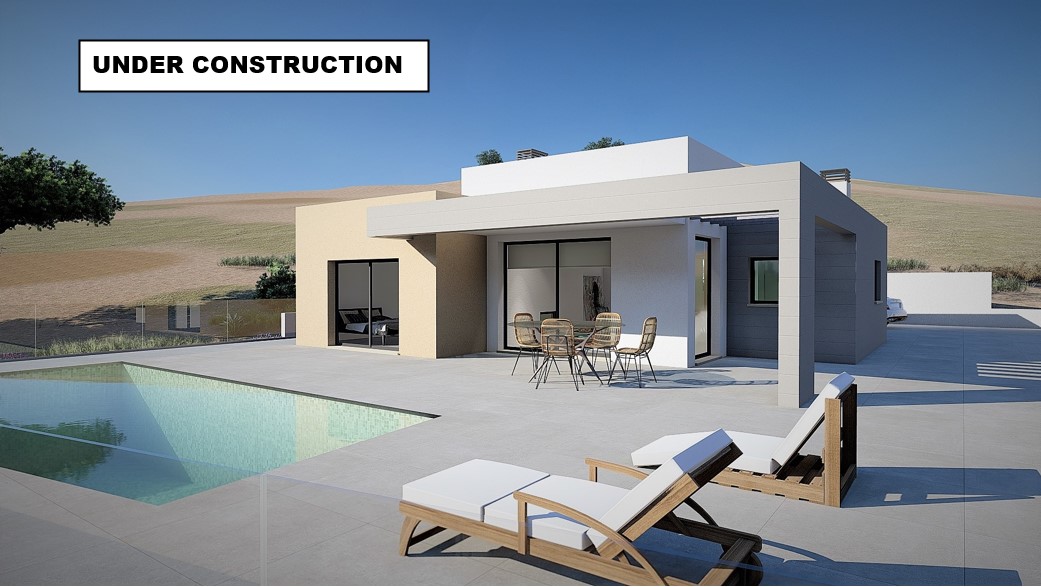 3581BELL Moderna villa en construcción en venta en Benitachell