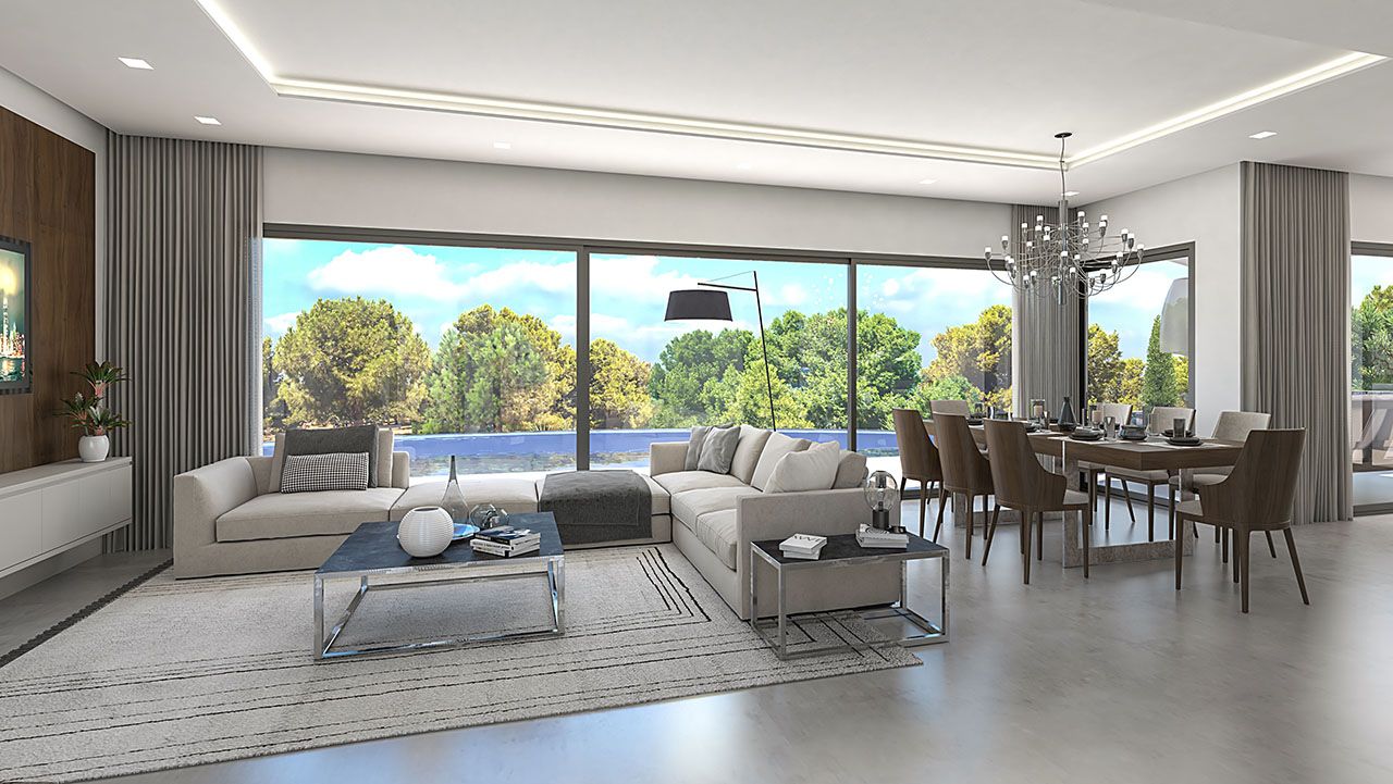 3511PEG Moderno chalet de nueva construcción con vistas al mar en venta en Pego