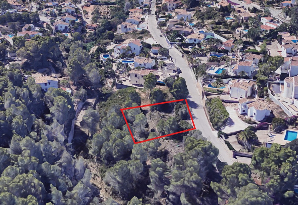 4295BEN - 4295BEN Terrain à vendre à 800 m de la plage de Benissa