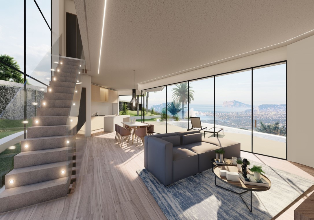 4298BEN - 4298BEN Modern villa with breathtaking views over the Benissa coast