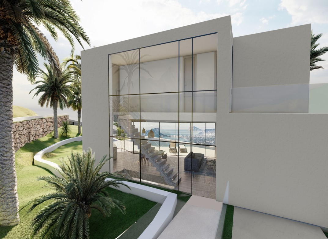 4298BEN - 4298BEN Modern villa with breathtaking views over the Benissa coast