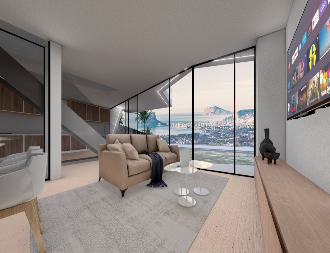 4298BEN - 4298BEN Modern villa with breathtaking views over the Benissa coast