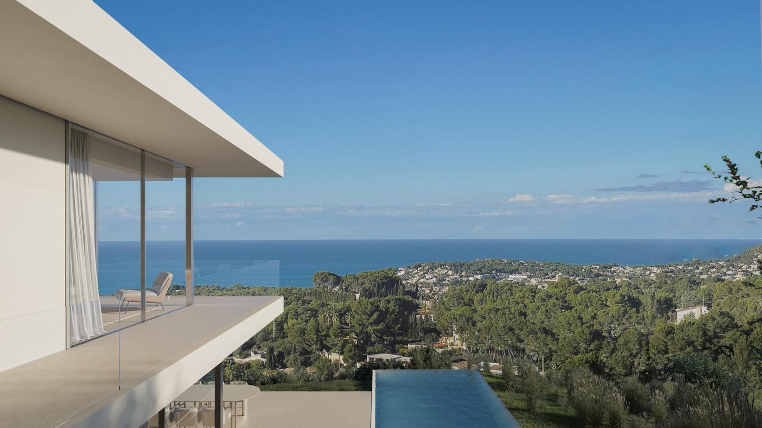 B76562 - 4310BEN Villa moderne avec vue imprenable sur la mer à vendre à Benissa