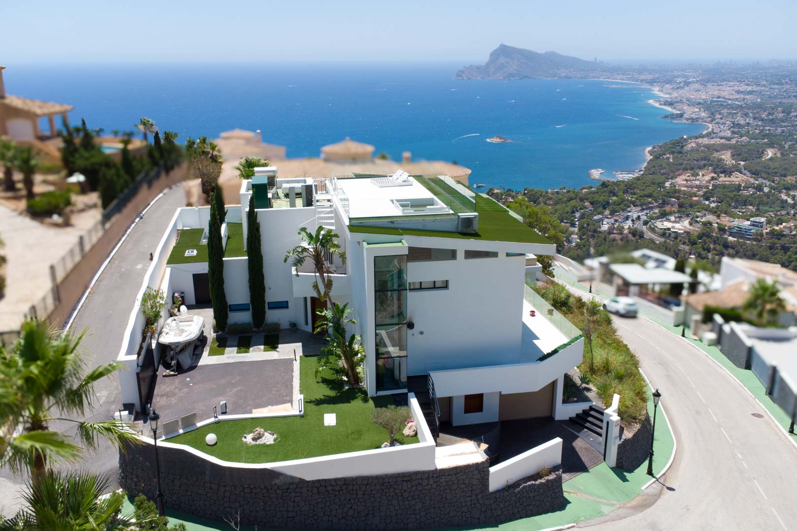 C4XY7056ALT - C4XY7056ALT Villa moderne avec vue sur la mer et la montagne à vendre à Altea Hills