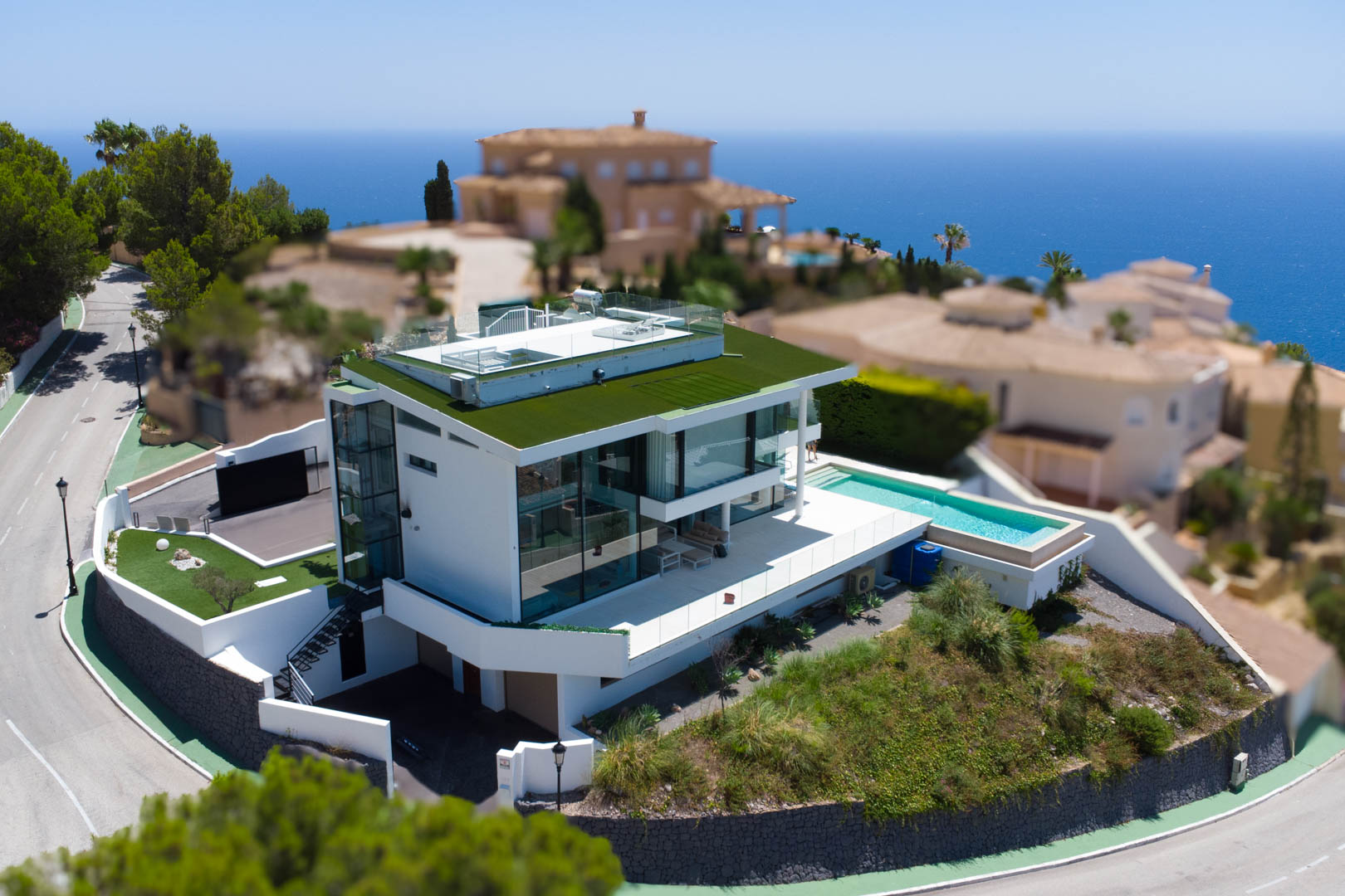 C4XY7056ALT - C4XY7056ALT Villa moderne avec vue sur la mer et la montagne à vendre à Altea Hills