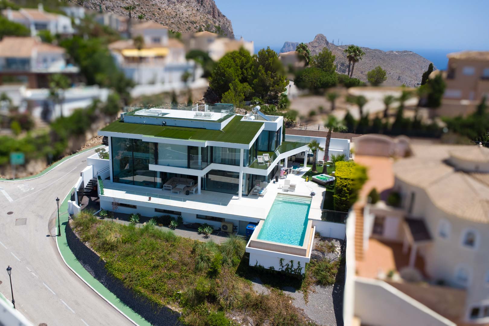 C4XY7056ALT - C4XY7056ALT Villa moderne avec vue sur la mer et la montagne à vendre à Altea Hills
