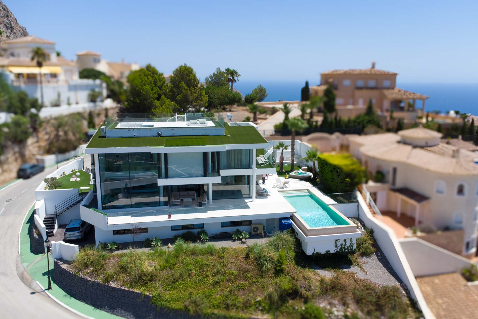 C4XY7056ALT - C4XY7056ALT Villa moderne avec vue sur la mer et la montagne à vendre à Altea Hills
