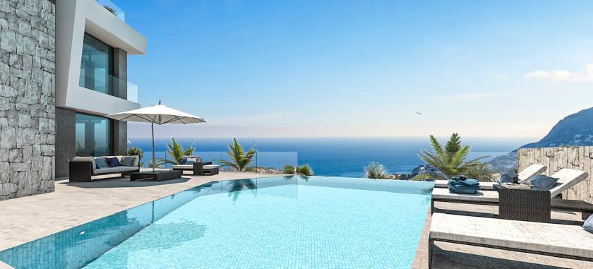 3061CAL - 3061CAL Villa avec vue sur la mer à vendre à Calpe