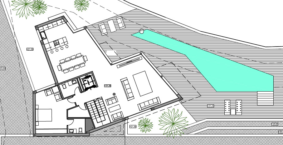 3294CAL 4 nieuwbouwvillas met zeezicht te koop in Calpe