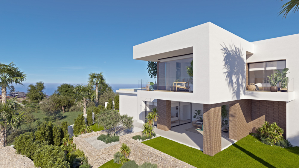 B92340 - 4178JAV Villa única de obra nueva en venta con vistas al mar en Cumbre del Sol