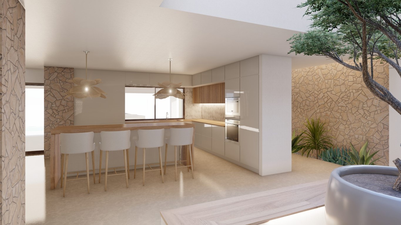 6358MOR - 6358MOR Preciosa villa de estilo ibicenco con vistas al mar en construcción en venta en Moraira