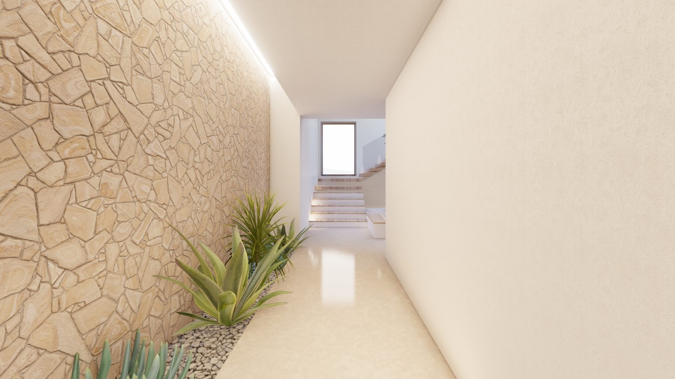 6358MOR - 6358MOR Preciosa villa de estilo ibicenco con vistas al mar en construcción en venta en Moraira