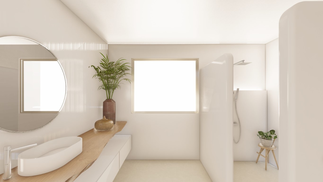 6358MOR - 6358MOR Preciosa villa de estilo ibicenco con vistas al mar en construcción en venta en Moraira