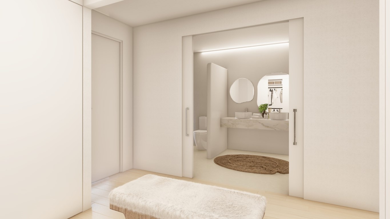 6358MOR - 6358MOR Preciosa villa de estilo ibicenco con vistas al mar en construcción en venta en Moraira