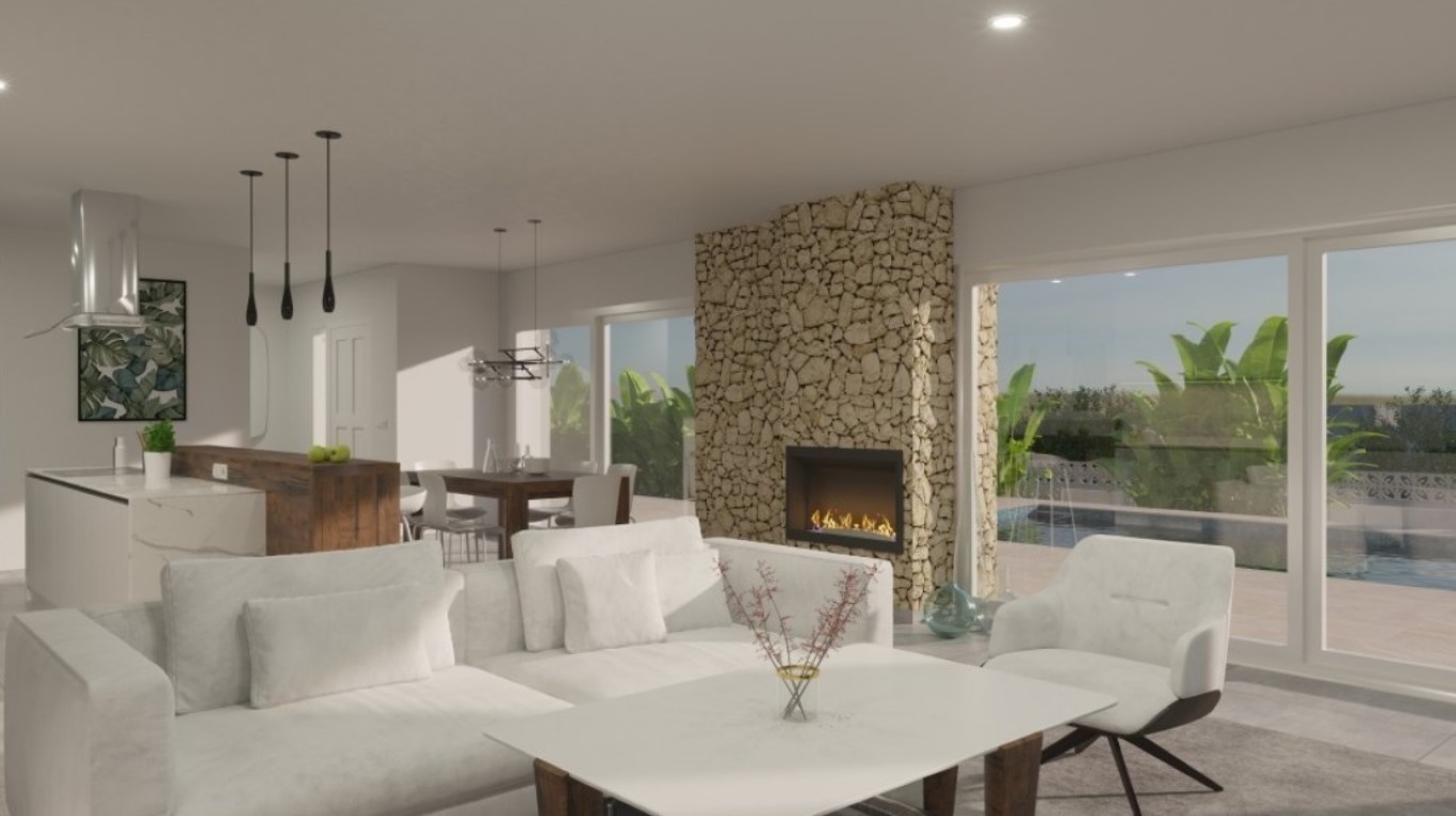 6461ALC Modern ground floor new construction villa for sale in Alcalali