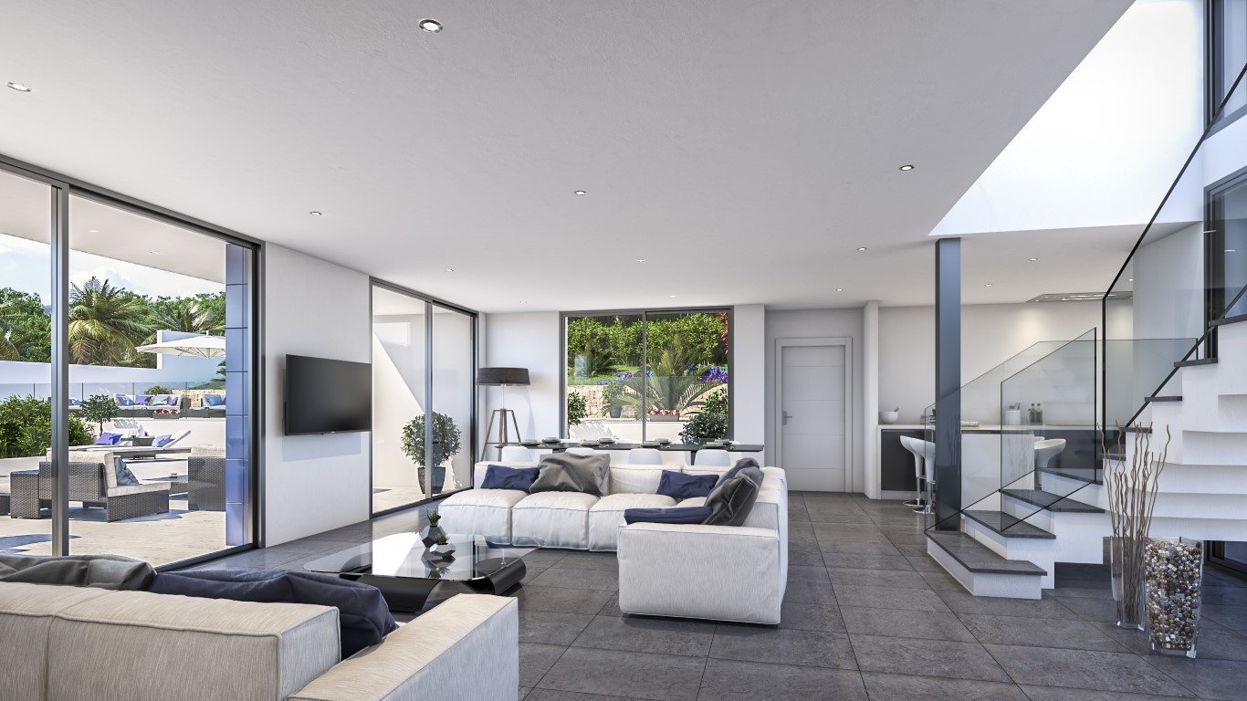 4298BEN - 4298BEN Modern villa with breathtaking views over the Benissa coast