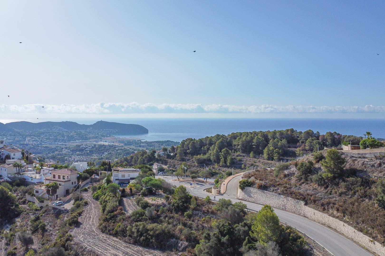 6358MOR - 6358MOR Preciosa villa de estilo ibicenco con vistas al mar en construcción en venta en Moraira