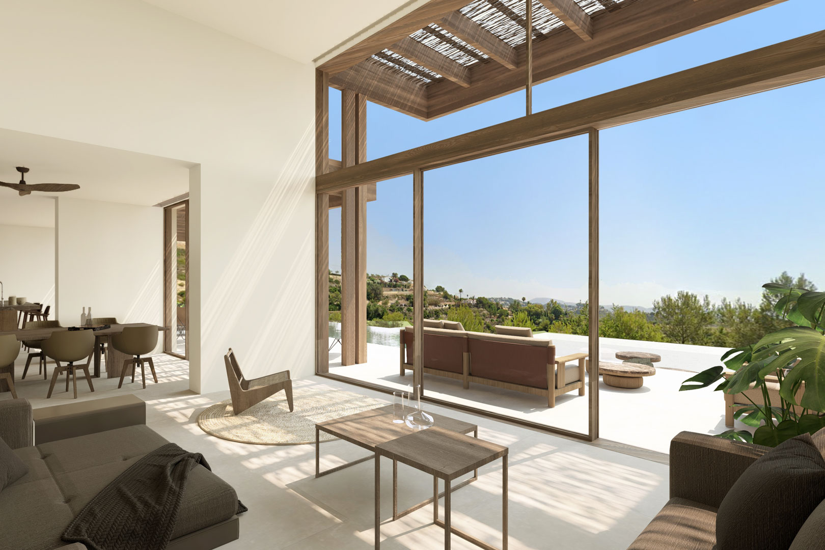 6390BEN - OFF6390BEN Belle et spacieuse villa neuve à vendre avec vue sur la mer à Benissa