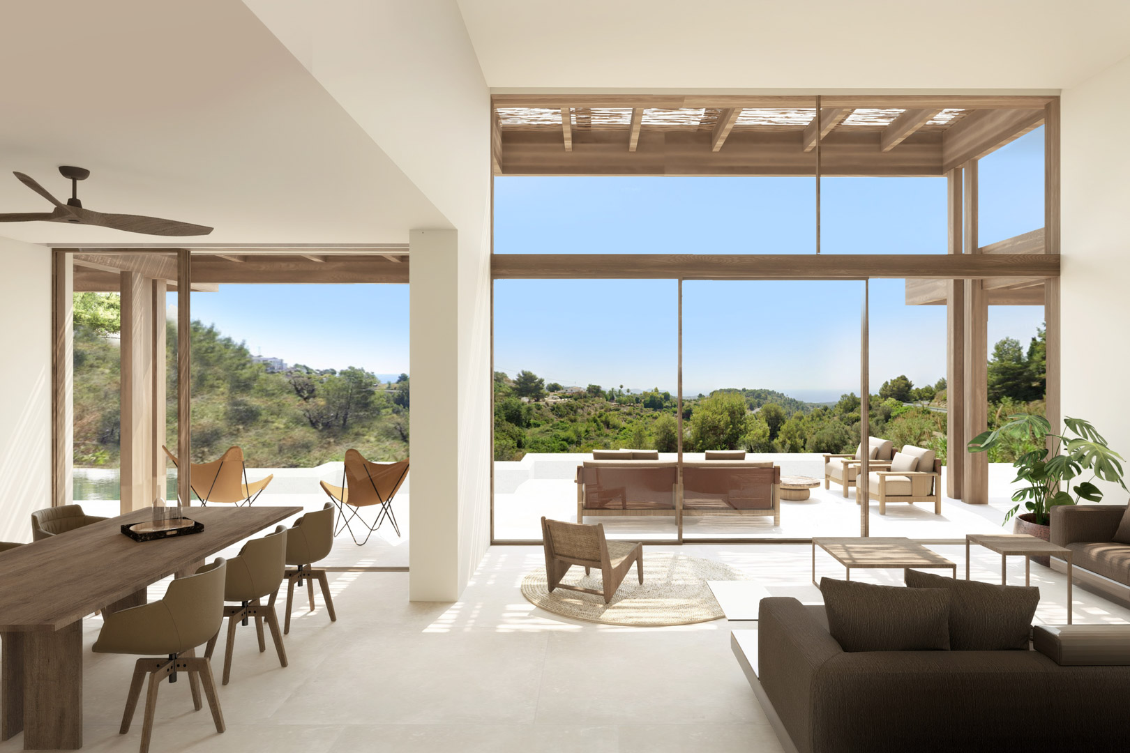 6390BEN - OFF6390BEN Belle et spacieuse villa neuve à vendre avec vue sur la mer à Benissa