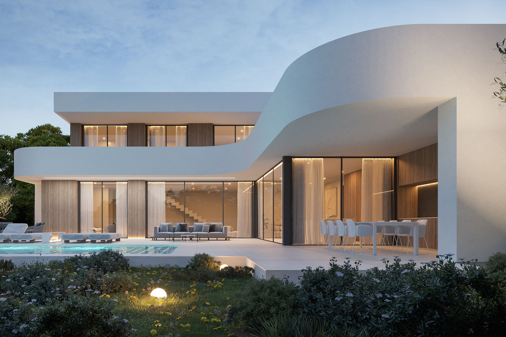 8209MOR - 8209MOR Proyecto de villa moderna con licencia garantizada a la venta en Moraira.