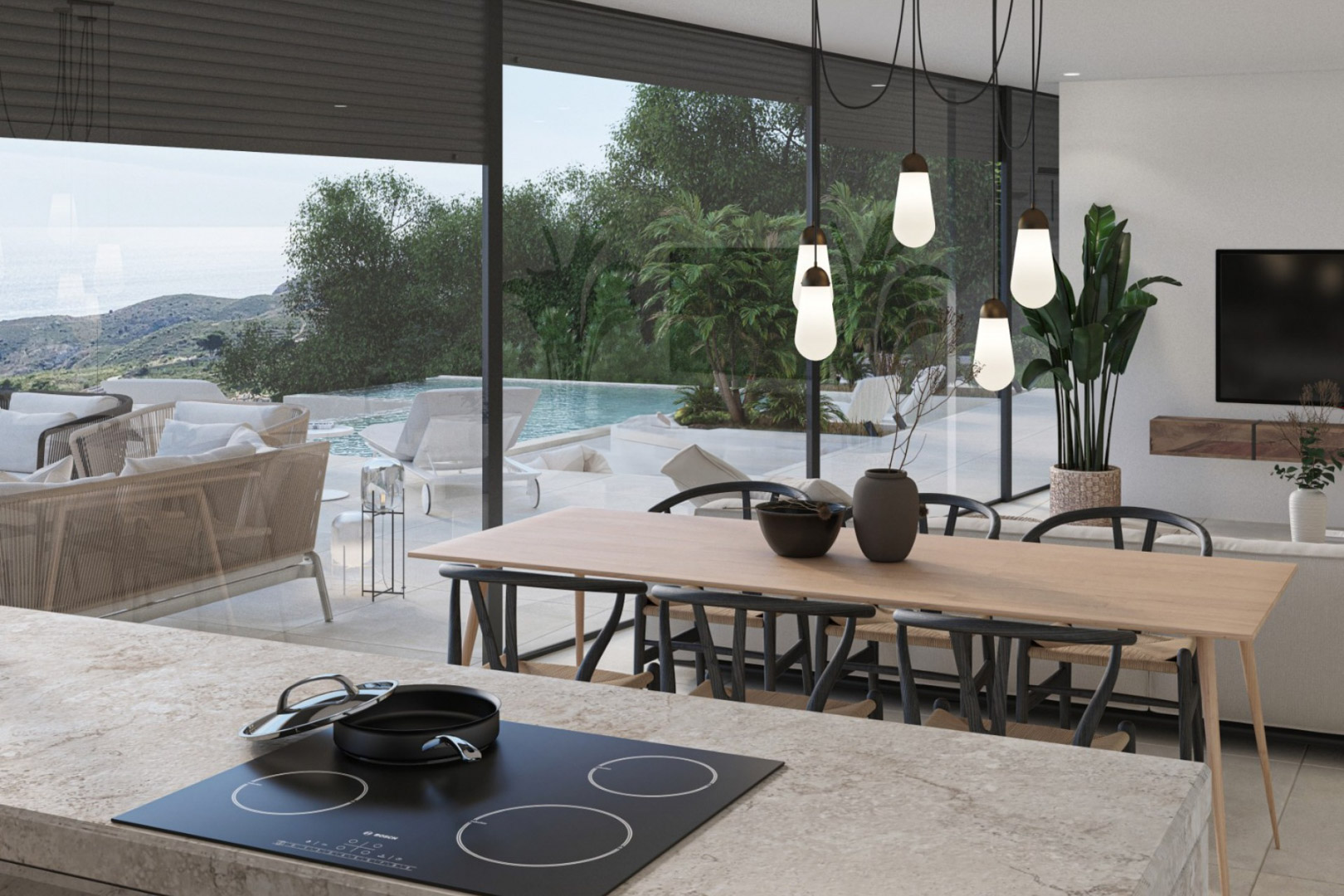 4458BELL - 4458BELL Villa moderne avec vue sur la mer à vendre à Cumbre del Sol