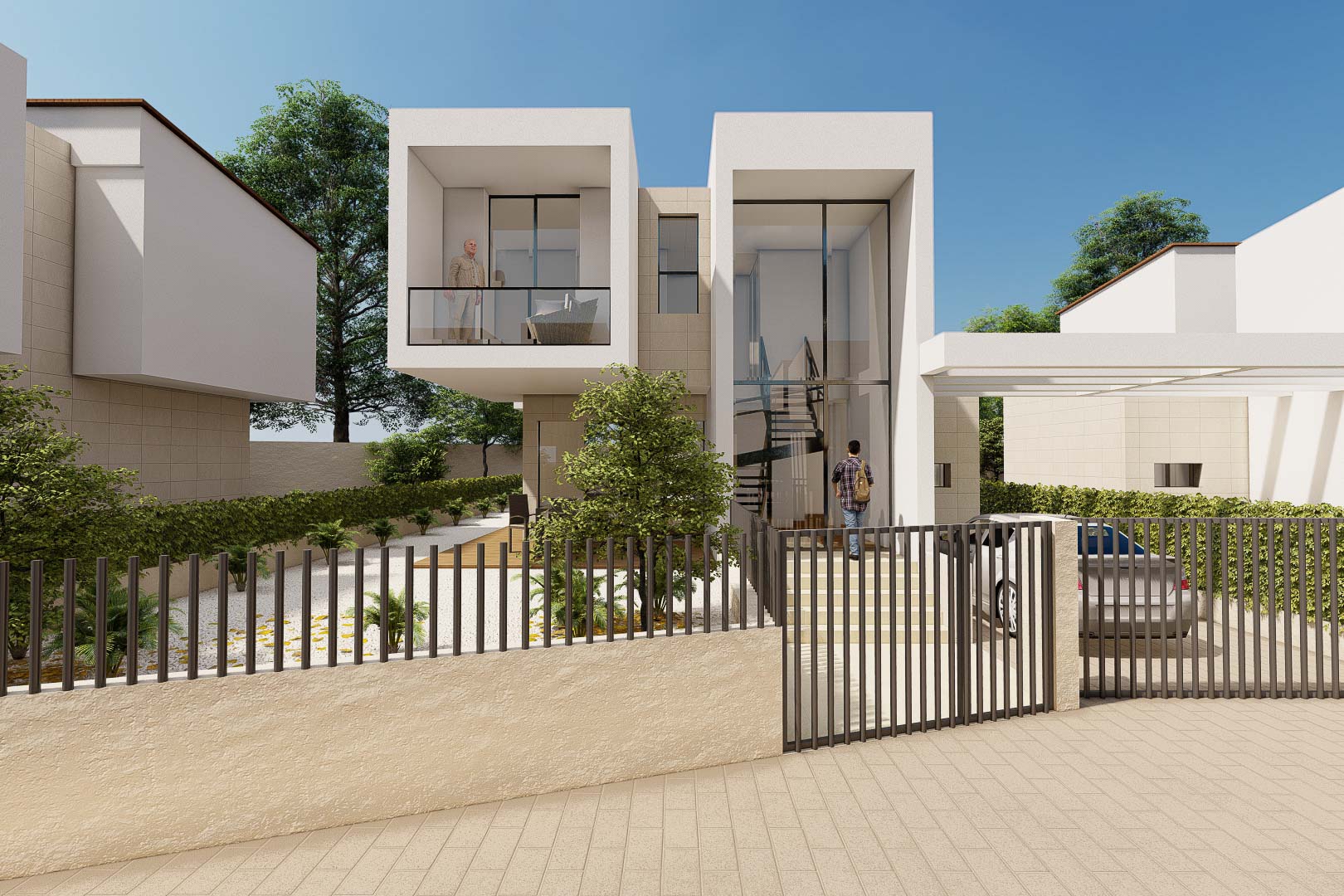 8226NUC Projet de villa moderne avec vue sur la mer à vendre à La Nucía.