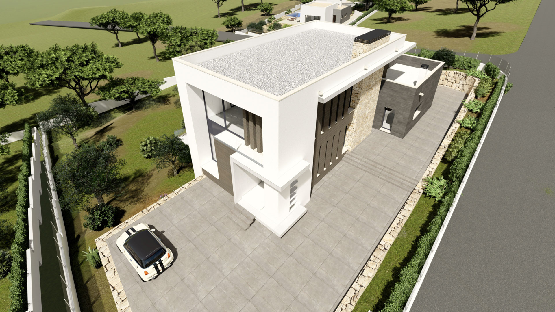 4480JAV Fantástica villa de obra nueva en construcción en venta en Jávea