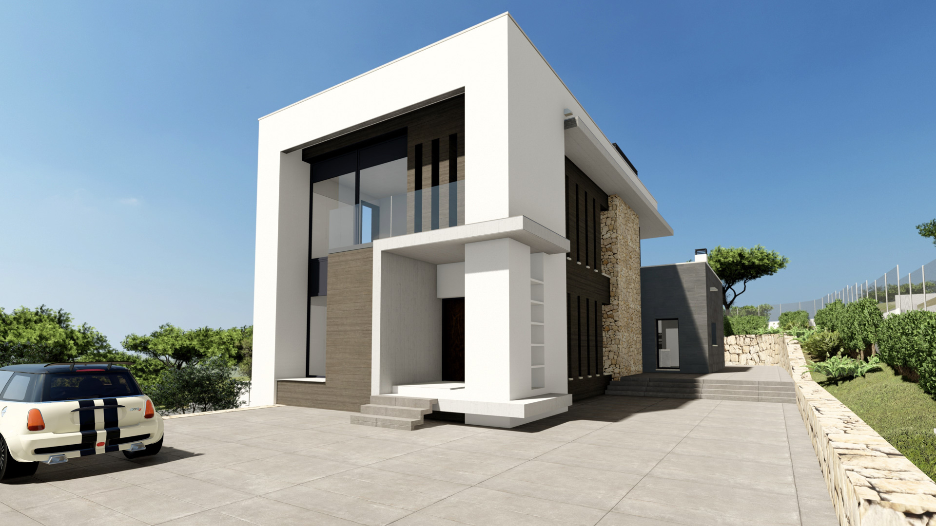 4480JAV Fantástica villa de obra nueva en construcción en venta en Jávea