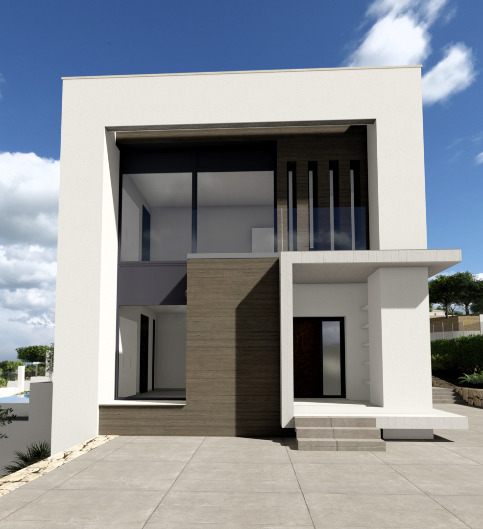 4480JAV Fantástica villa de obra nueva en construcción en venta en Jávea