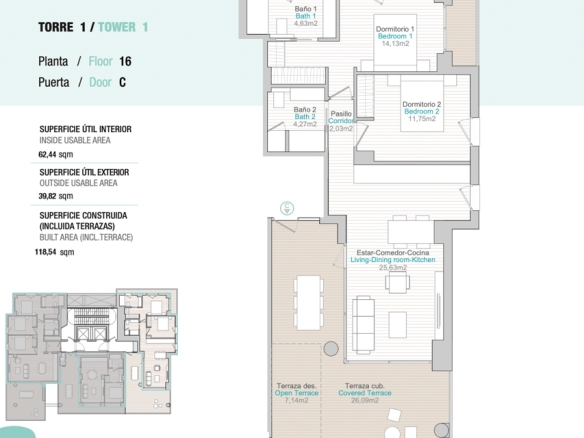 C4CY4505CAL Fantastic apartment with sea views under construction in Calpe