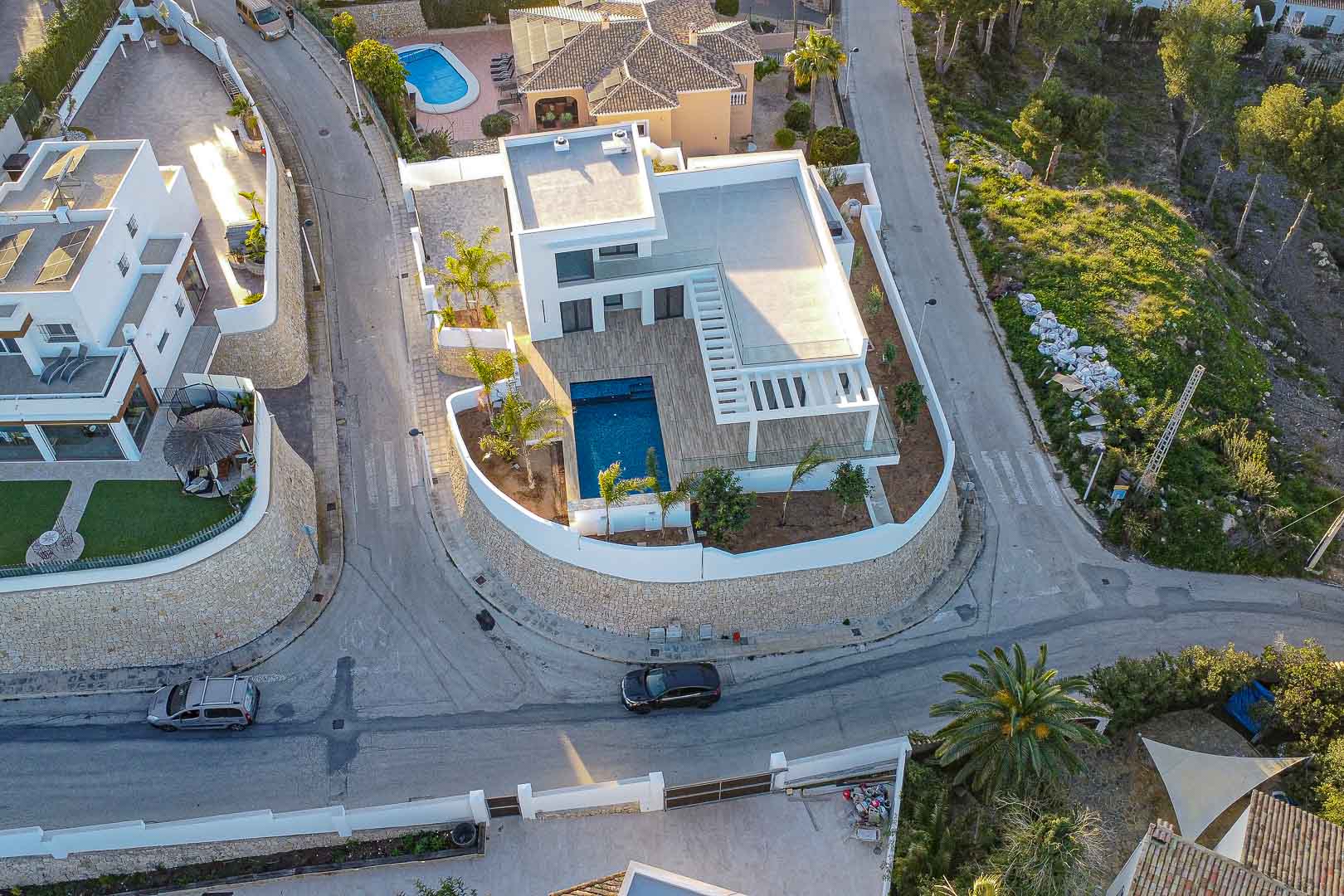 8248MOR - 8248MOR Villa moderna de obra nueva con vistas panorámicas al mar y gran terraza, a la venta en Moraira.