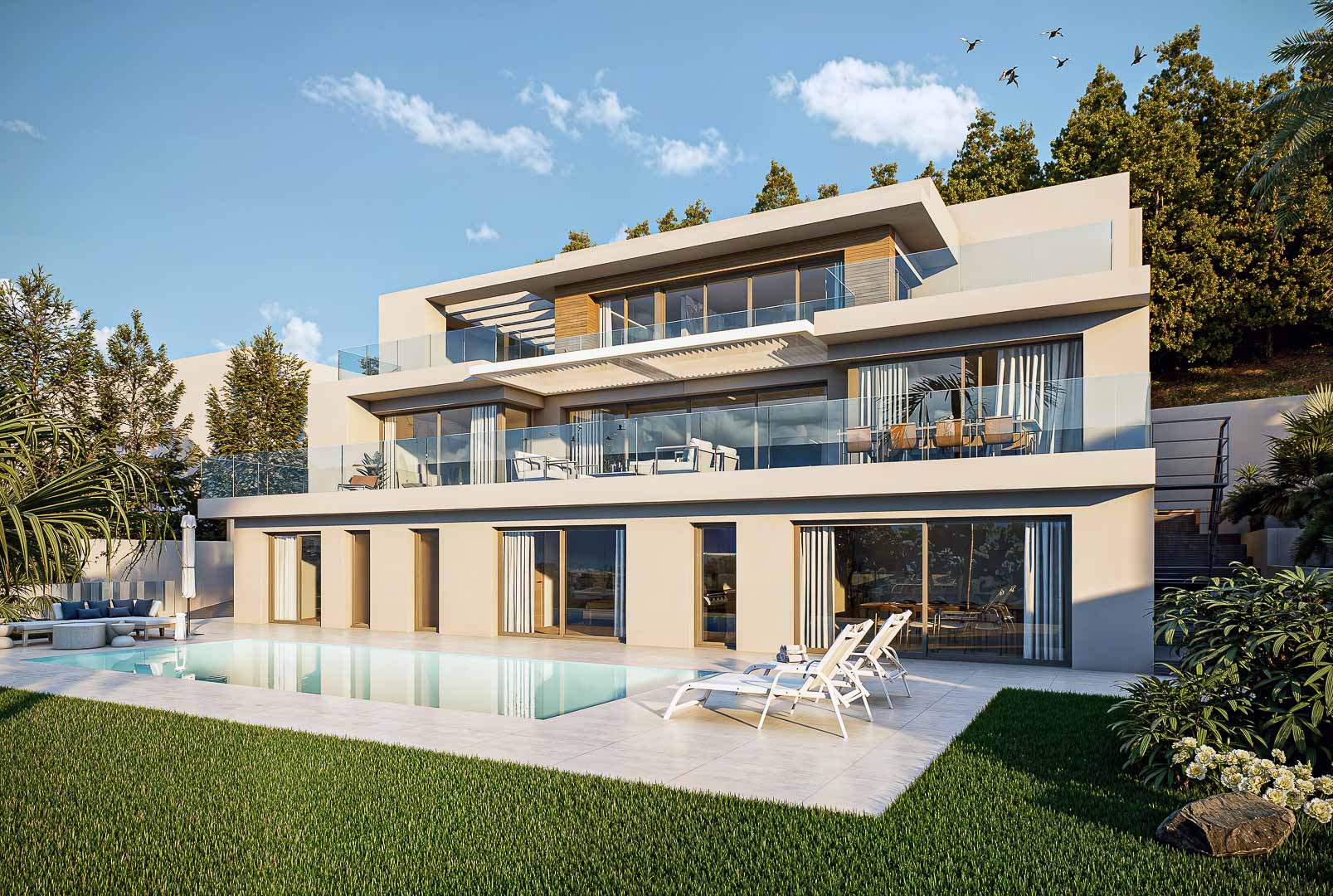 C4XY8254ALT Renovierte Villa im Bauprojekt zum Verkauf in Altea Hills.