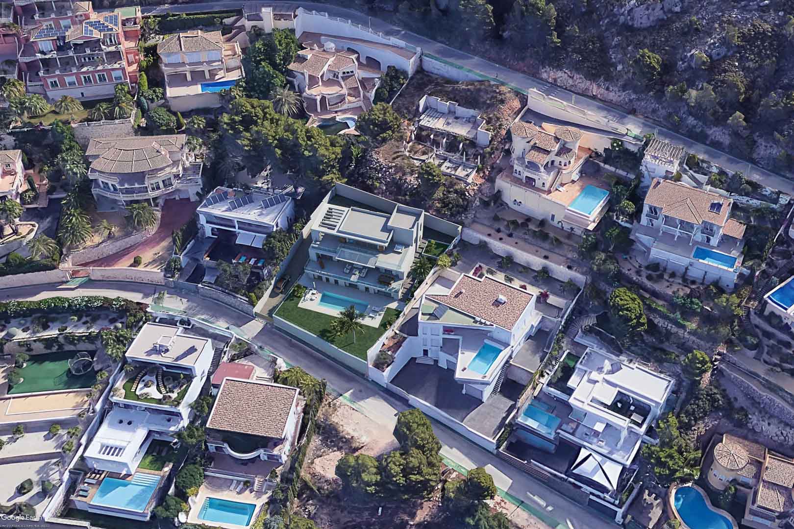 C4XY8254ALT Renovierte Villa im Bauprojekt zum Verkauf in Altea Hills.