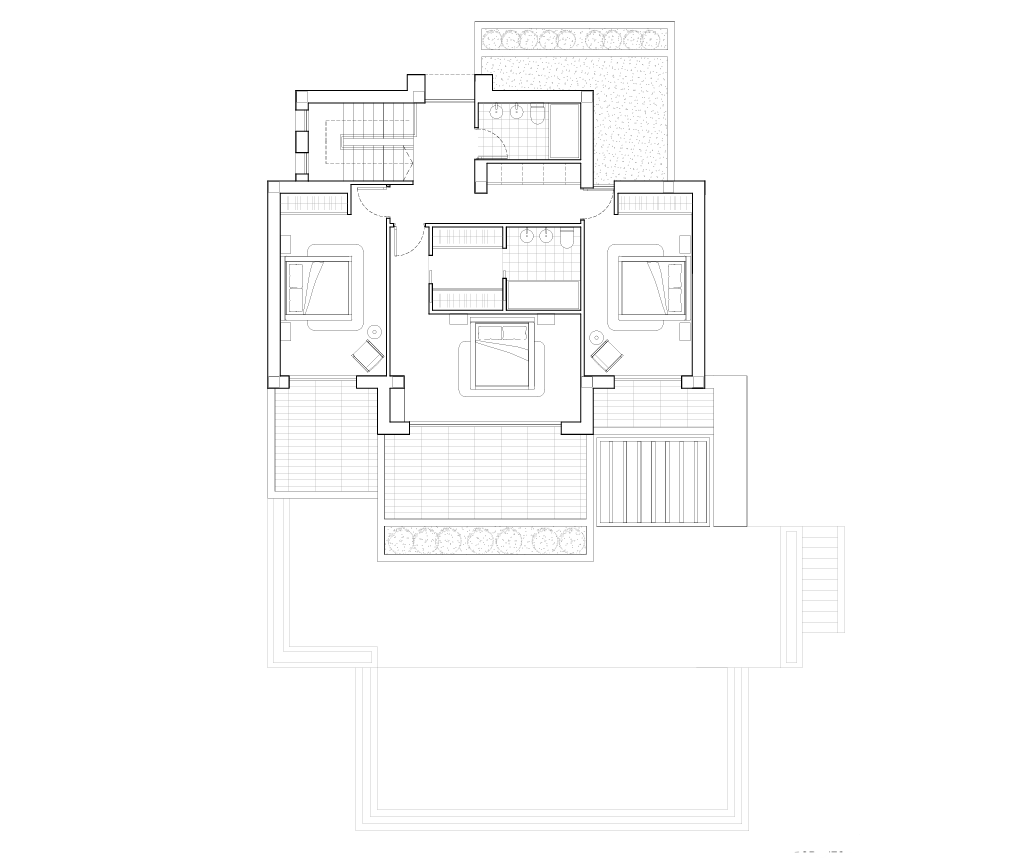 4554BEN Villa de style Ibiza avec vue sur la mer à vendre à La Fustera, Benissa