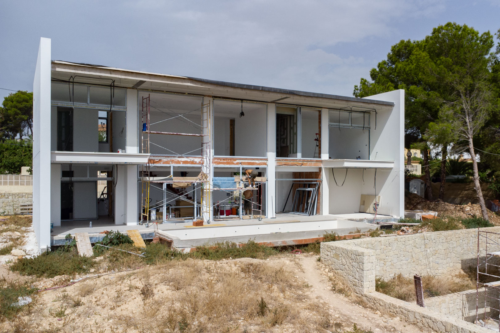 4569CAL - 4569CAL Villa moderne de nouvelle construction à distance de marche de la plage de Calpe