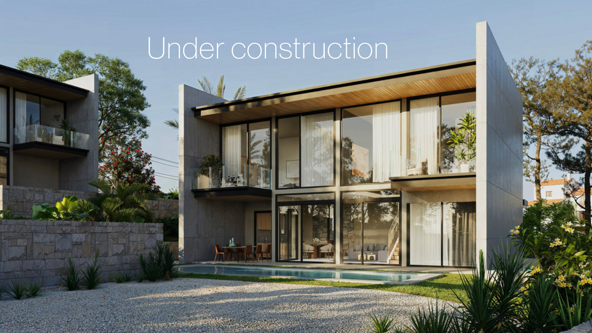 4570CAL Moderna villa de obra nueva a 500 m de la playa, en venta en Calpe