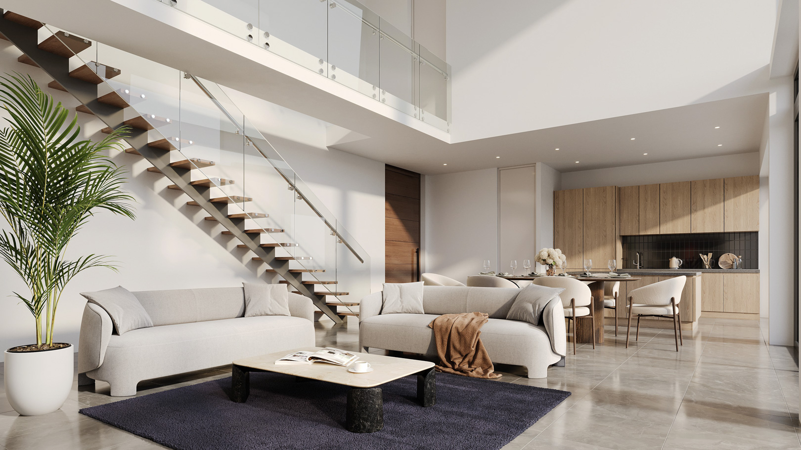 4570CAL Moderna villa de obra nueva a 500 m de la playa, en venta en Calpe