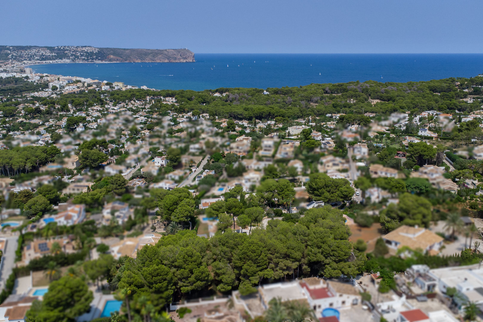 B49613 - 9001JAV Ruim bouwperceel met zeezicht te koop in Cap Marti, Jávea