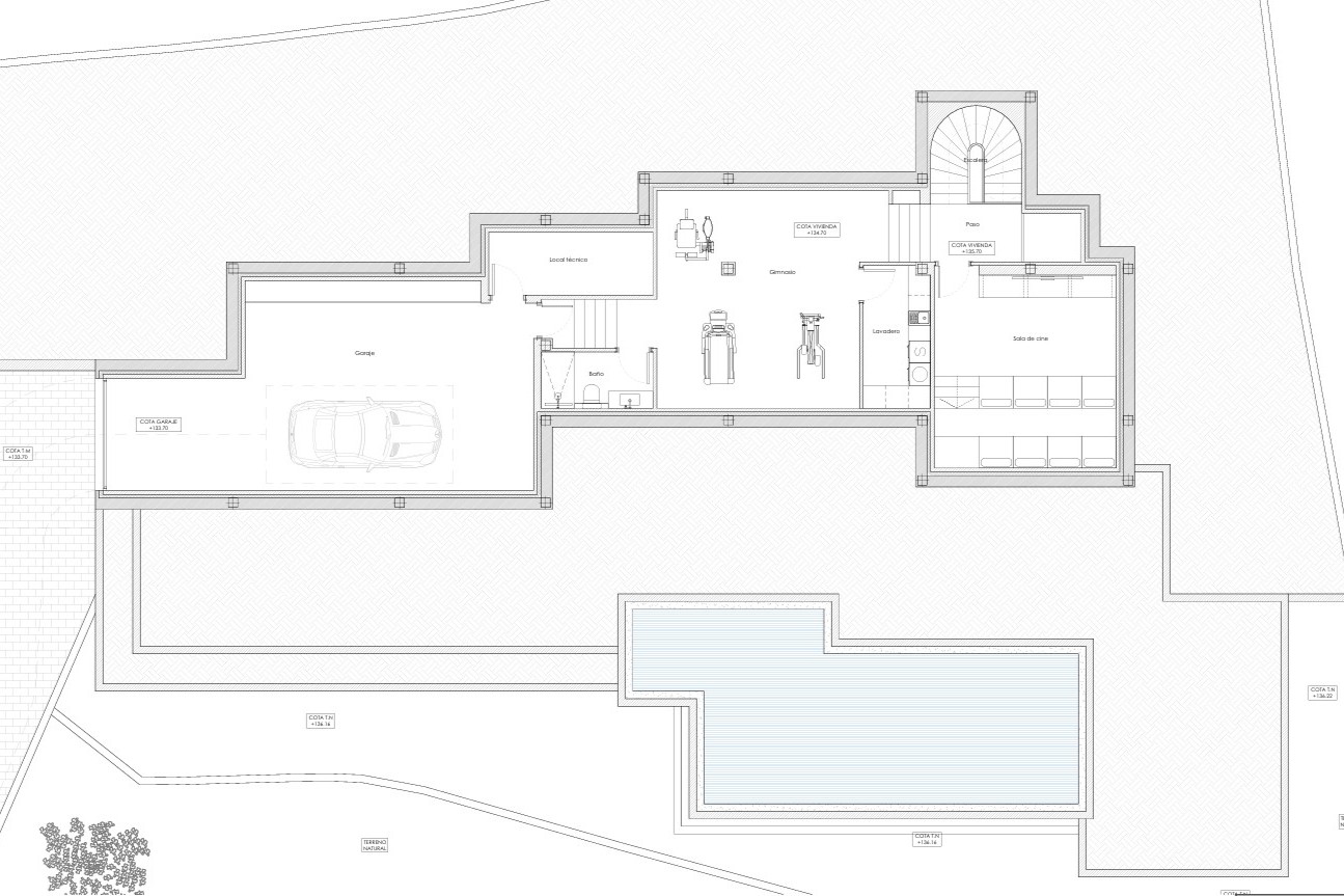 4587BEN Villa de luxe neuve avec vue sur la mer à vendre à Benissa