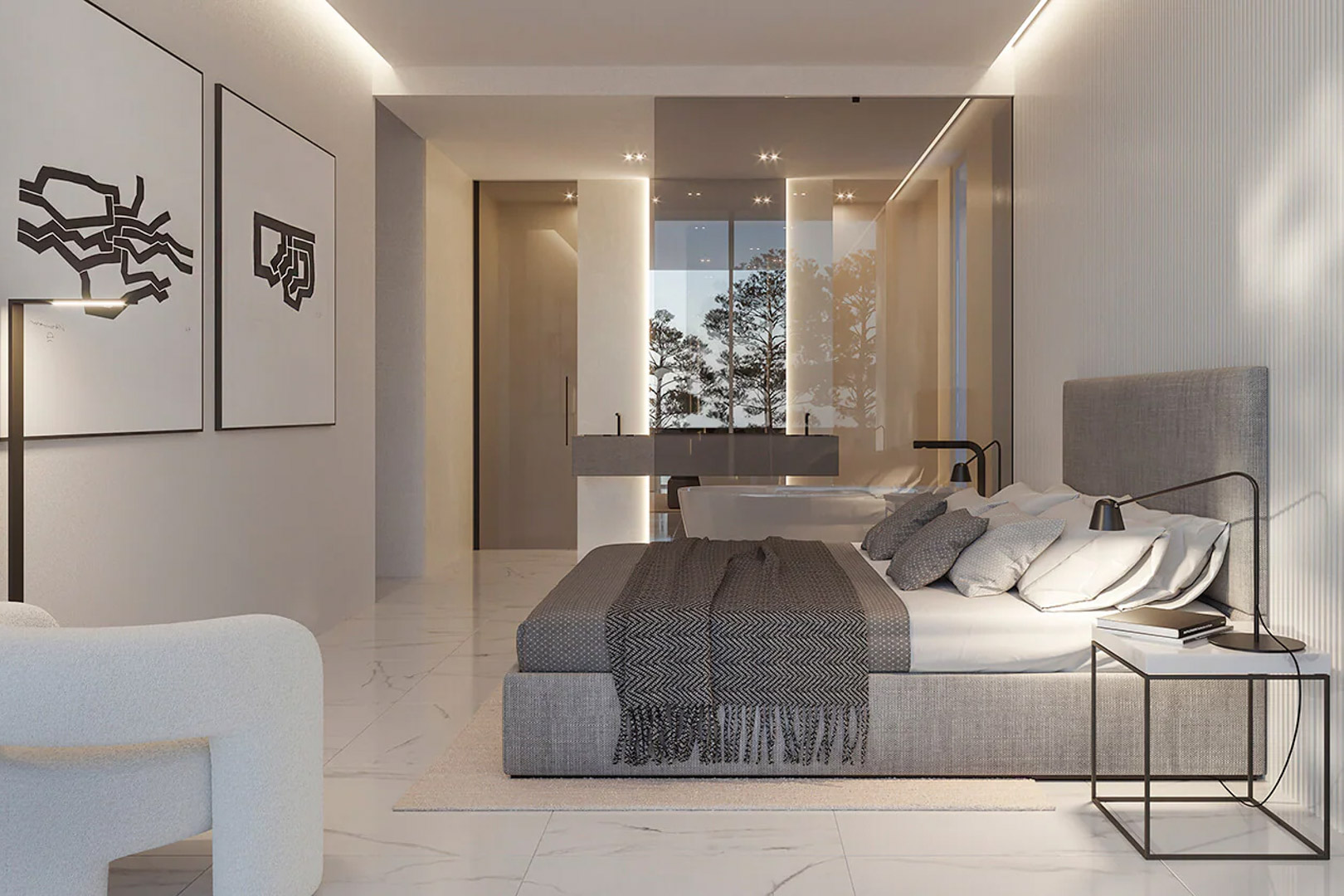 8311MOR - 8311MOR Designer villa under construction, with open sea views, for sale in Moraira.