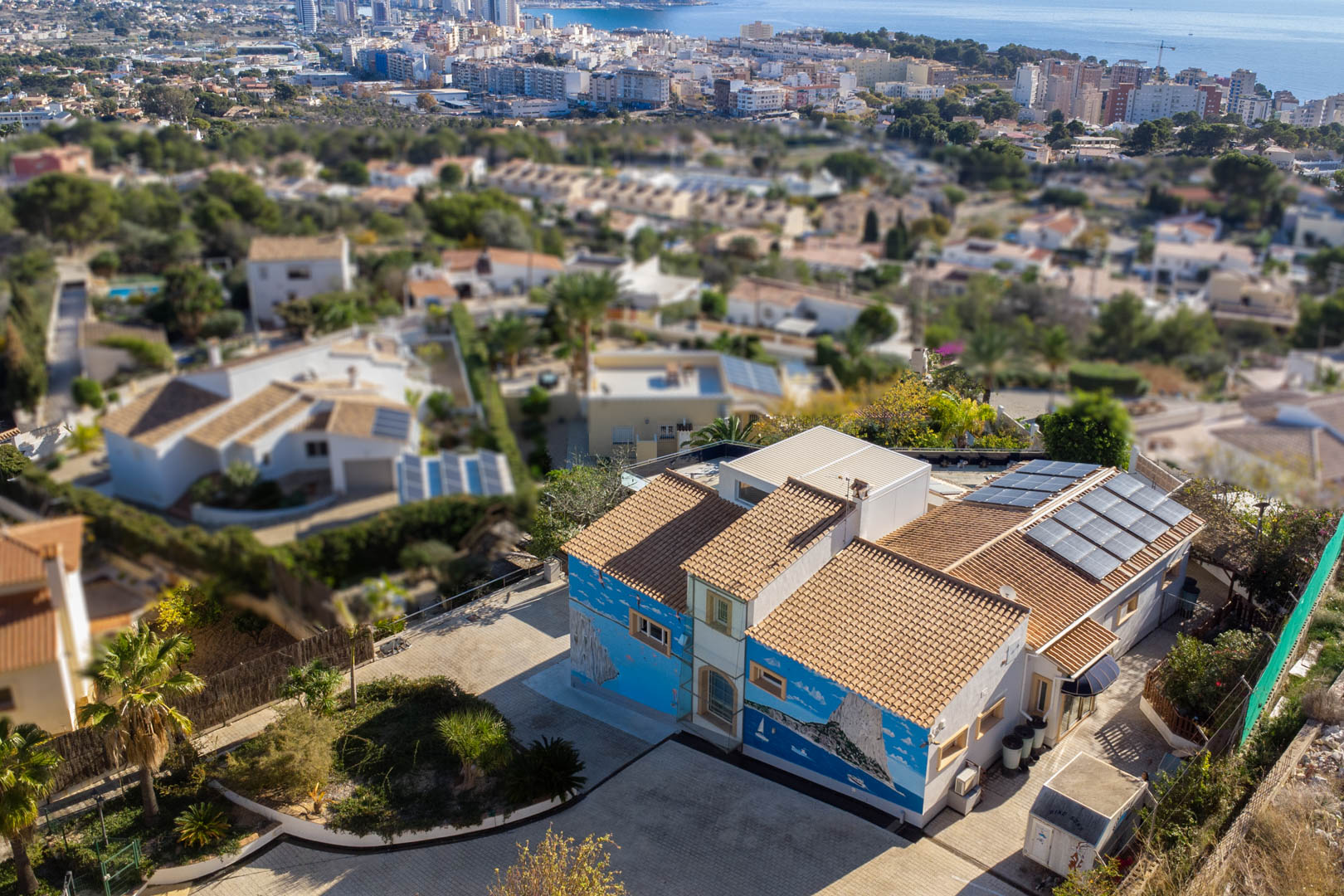4597CAL Ruime villa met panoramisch zeezicht te koop in Calpe