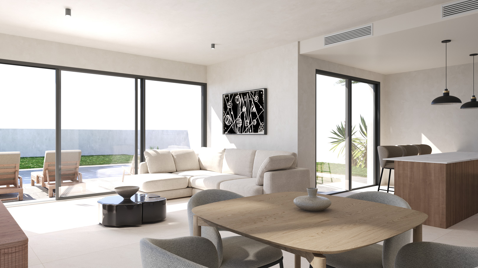 4600VER Moderne nieuwbouw villa met zwembad te koop in Els Poblets,