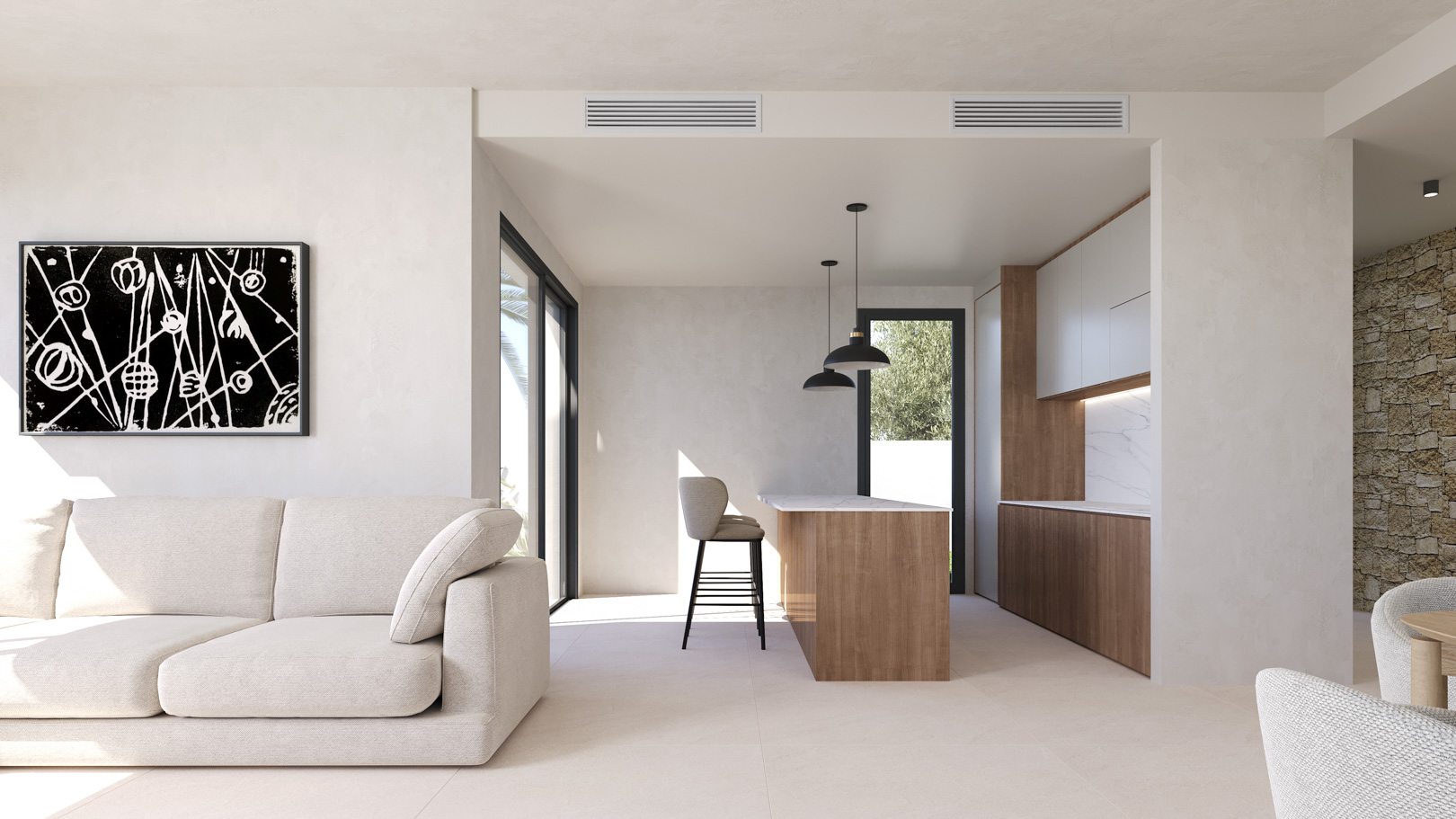 4600VER Moderne nieuwbouw villa met zwembad te koop in Els Poblets,