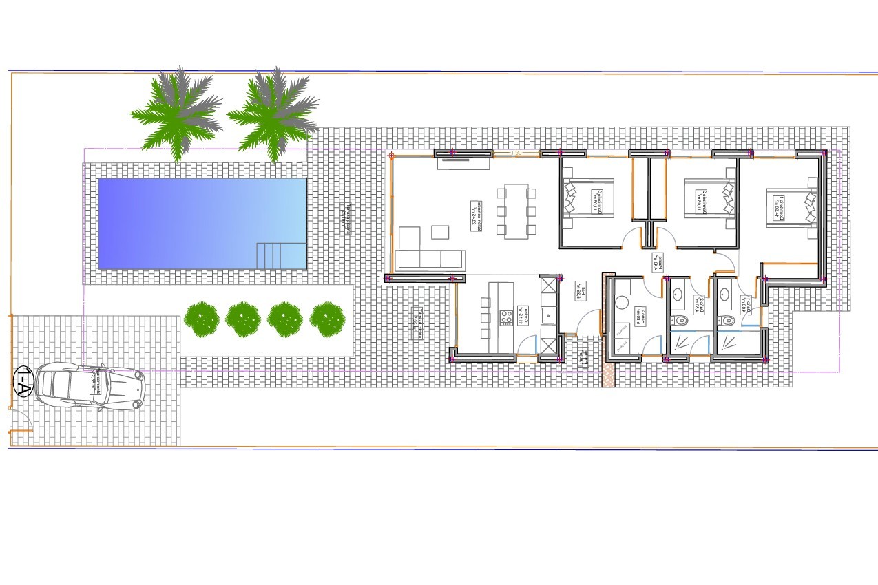 4600VER Moderne nieuwbouw villa met zwembad te koop in Els Poblets,
