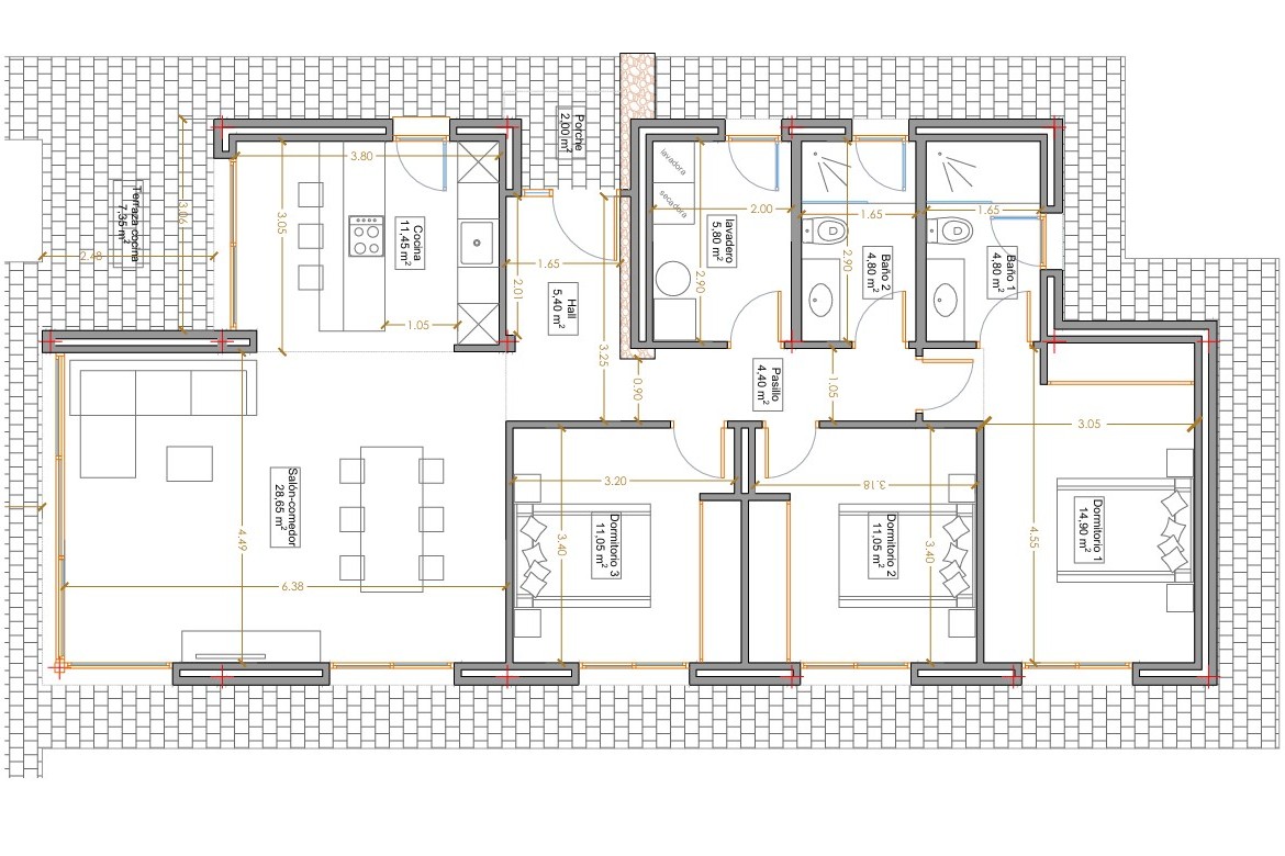 4600VER Moderne nieuwbouw villa met zwembad te koop in Els Poblets,