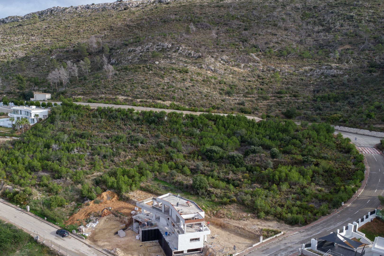 4603JAV Parcela con vistas al mar, libre de constructor, en venta en Jávea