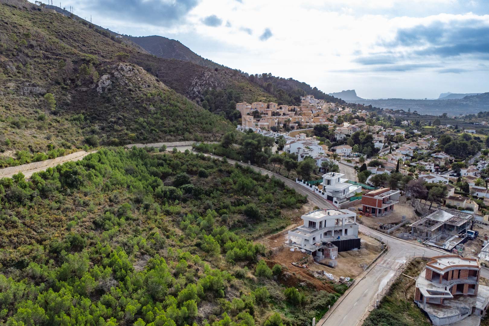 4603JAV Parcela con vistas al mar, libre de constructor, en venta en Jávea